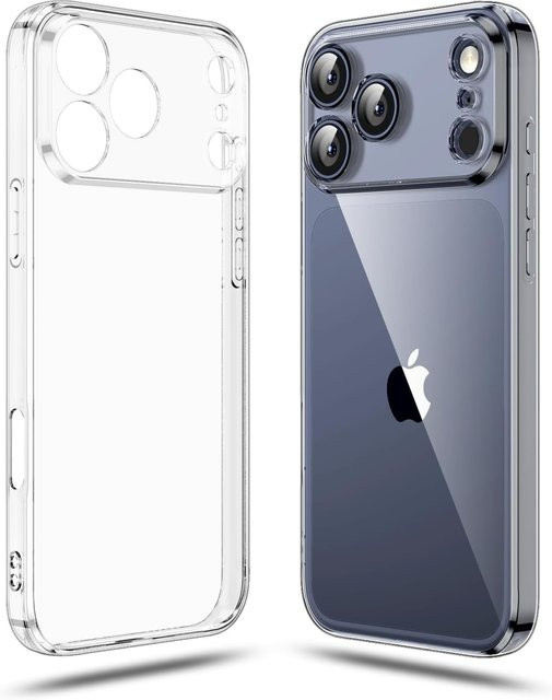 Transparente stoßfeste TPU-Schutzhülle für Apple iPhone 17 Pro Max, iPhone 17 Pro, iPhone 17 und iPhone 17 Air - Clear - Bild 1