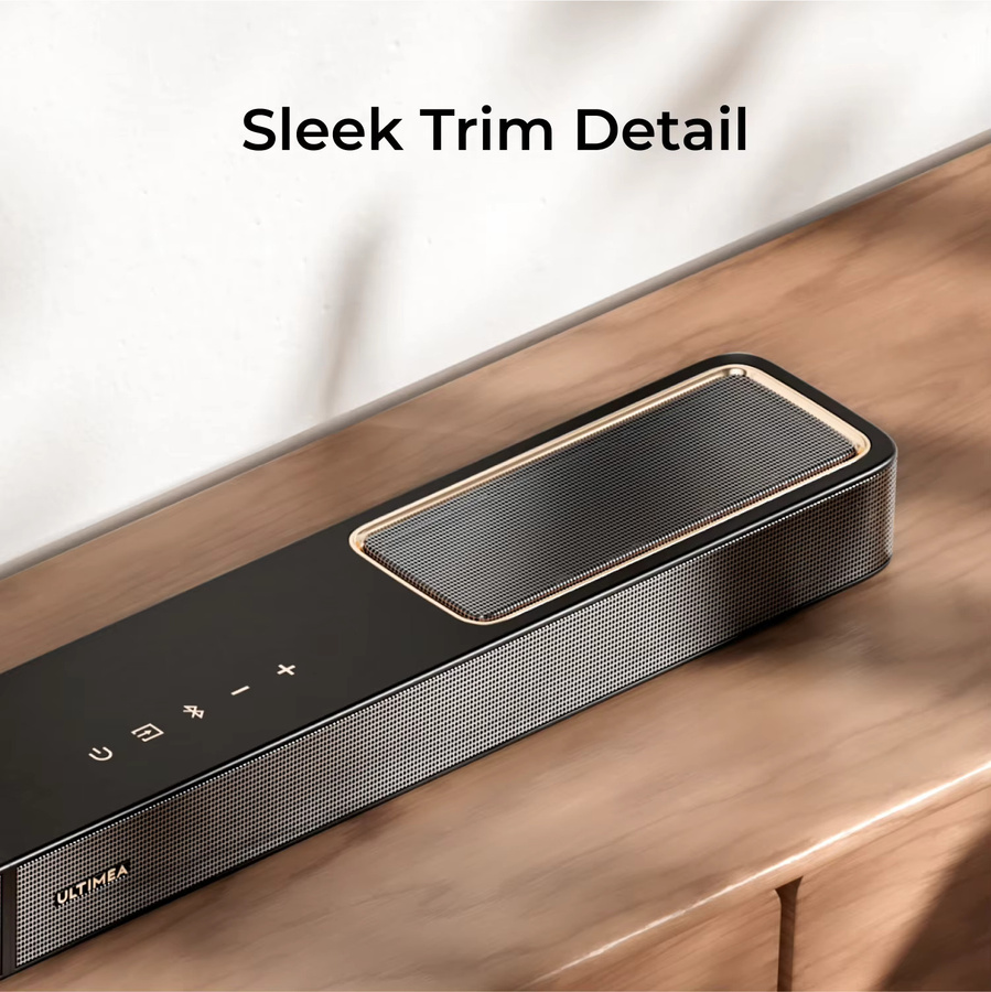 ULTIMEA 3.1.2-Kanal Soundbar mit Dolby Atmos, kabellosem Subwoofer, HDMI EARC und Bluetooth 5.4 in Schwarz - Bild 5