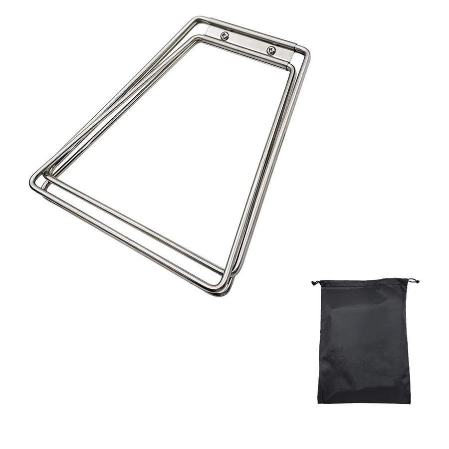 Alloet Camping Kühlbox Standfuß aus Aluminiumlegierung in Silber - Bild 2