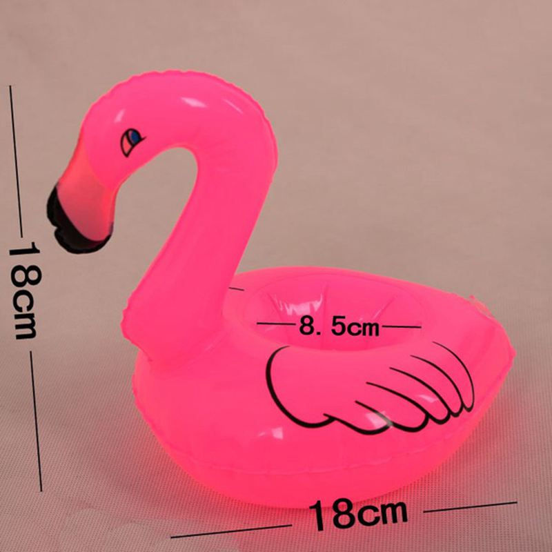 MOWIN Mini aufblasbarer Flamingo Donut Pool Schwimmring, Rosa / Pink - Bild 2