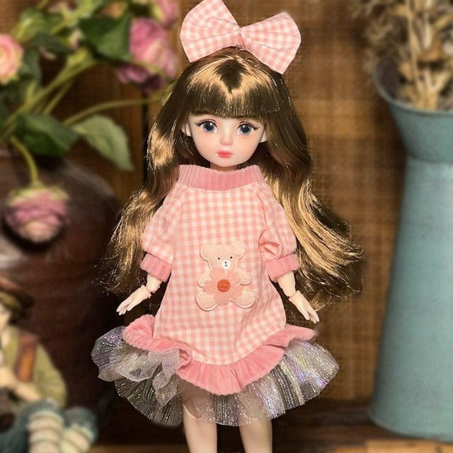 D'y Toy BJD Puppe 30cm mit Kleidung und High Heels - Bild 1