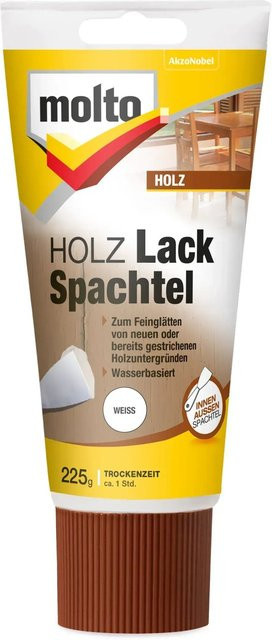 Molto Holz-Lackspachtel in Weiß, 225 g - Bild 1
