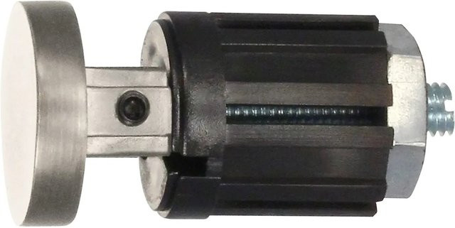 Mydeco Gardinenstangen-Endstück Match in Edelstahl-Optik Silber für Stangen mit Ø 2,5 cm - Bild 1