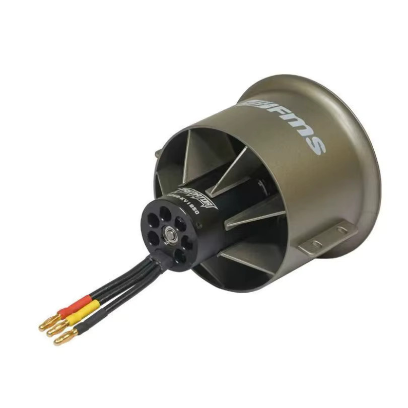 FMS 90 mm EDF-Jet-Kanalventilator, Metall, RC-Flugzeug, Modellflugzeug - Bild 2