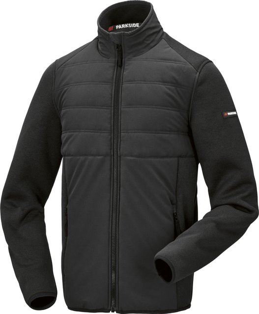 Parkside Herren Arbeitsjacke gefüttert, Schwarz, XXL (60/62) - Bild 1