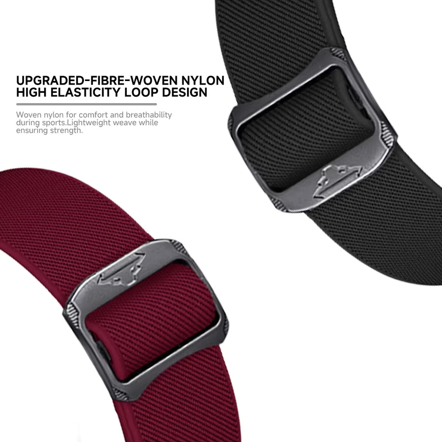Huawei Uhrenarmband Nylon, Schwarz, Unisex - Bild 2