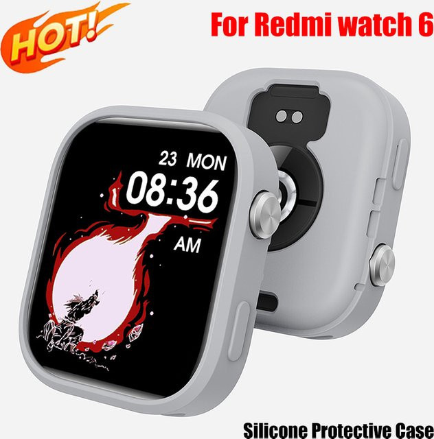 Xiaomi Schutzhülle für Redmi Watch 6, Silikon, Weiß, Unisex - Bild 1
