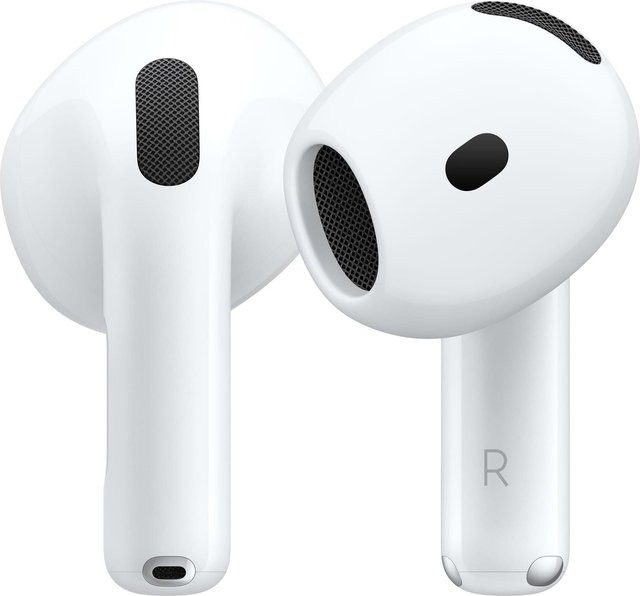 Apple AirPods 4 In-Ear Kopfhörer mit Bluetooth und USB-C Ladecase in Weiß - Bild 1