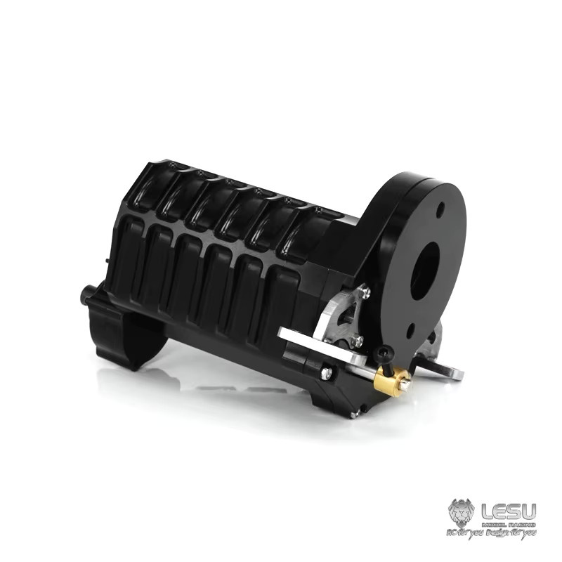 SPXRC Drei-Gang-Getriebe F-5021 High-Torque-Getriebe, 1:14, Metall, Schwarz - Bild 2