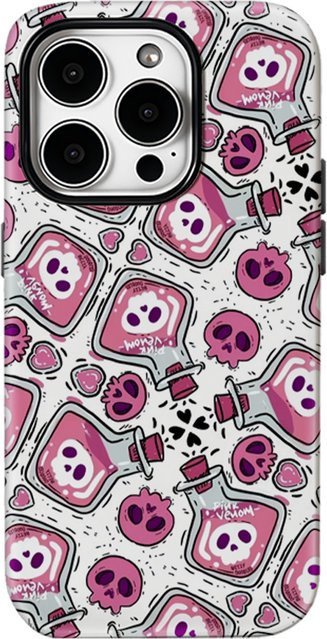 Pink Venom Magnetische Handyhülle für Apple iPhone 17 16 15 14 13 Pro Max Plus, robuste ein- und doppelschichtige Schutzhülle in Pink - Bild 1