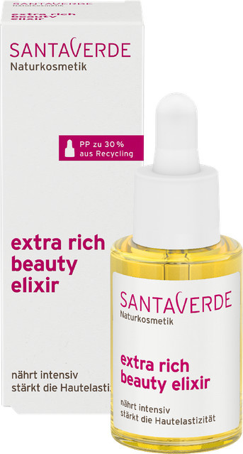 Santaverde Extra Rich Beauty Elixir Gesichtspflegeöl, Trockene Haut - Bild 1