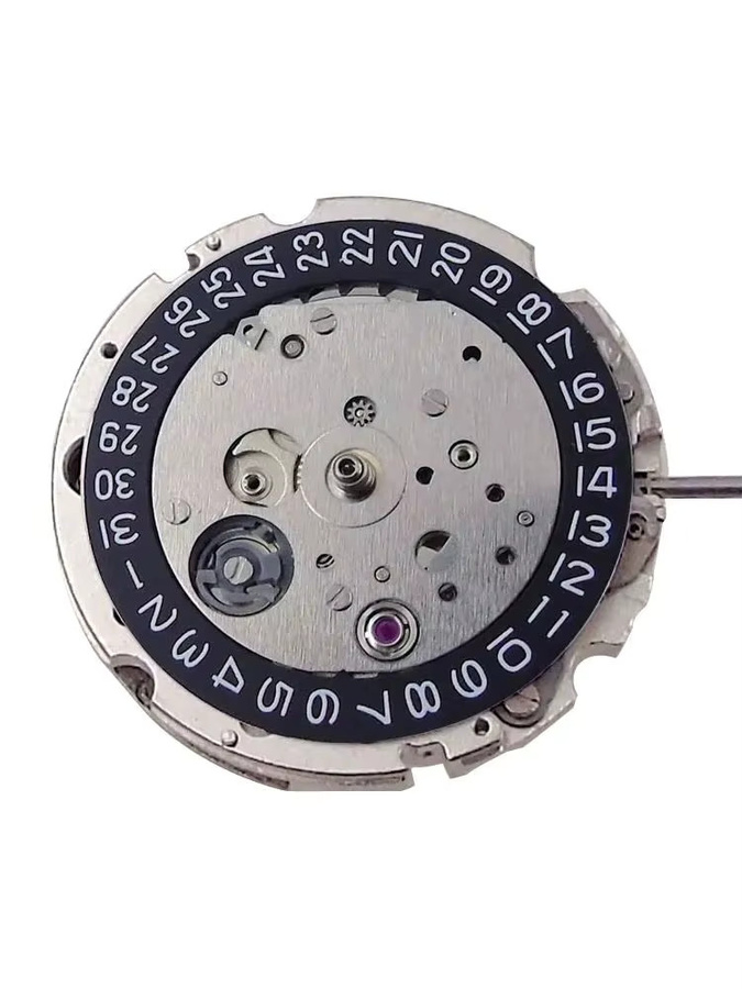 Miyota Ersatz-Uhrenwerk, Automatik, Weiß, Rubin - Bild 3