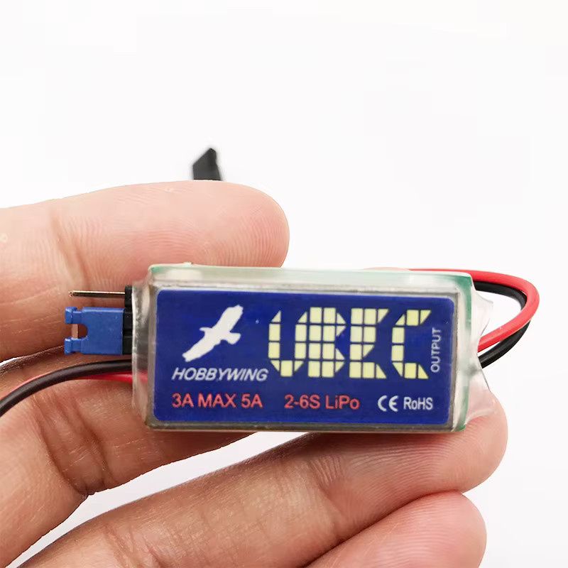 Creapart UBEC Max 5A Schaltregler mit vollständiger Abschirmung und niedrigem RF Noise für RC Hubschrauber, Flugzeuge und Drohnen, 5V/6V 3A - Bild 2