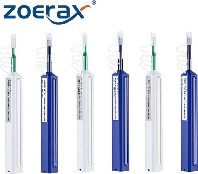 ZoeRax Glasfaser-Reinigungsstift für SC FC ST LC MU optische Steckverbinder mit 800 Reinigungen - Bild 1
