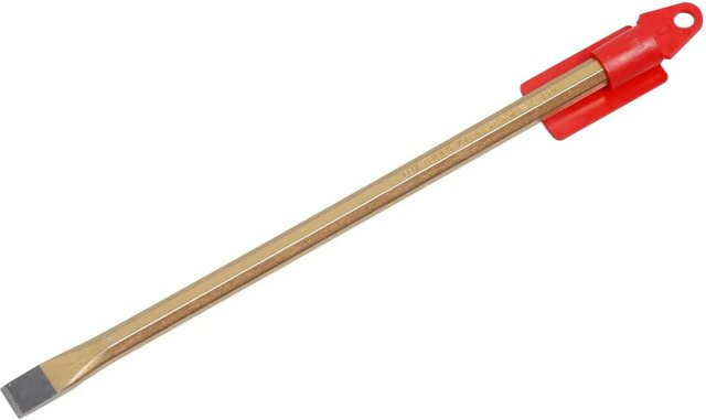 LUX-TOOLS Elektrikermeißel flach in Rot, Länge: 250 mm - Bild 1