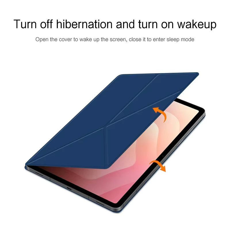 Smart Fold Book Cover magnetische Tablet-Hülle für Samsung Galaxy Tab S11 Ultra 14,6 Zoll, S10 Lite Fe 11 Zoll Plus und 13,1 Zoll in Blau und Lila - Bild 1