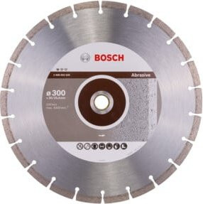 Bosch Diamanttrennscheibe Standard Universal in Silber, Durchmesser: 300 mm, Bohrung: 25,40 mm, Dicke: 2,8 mm, Breite: 10 mm - Bild 1