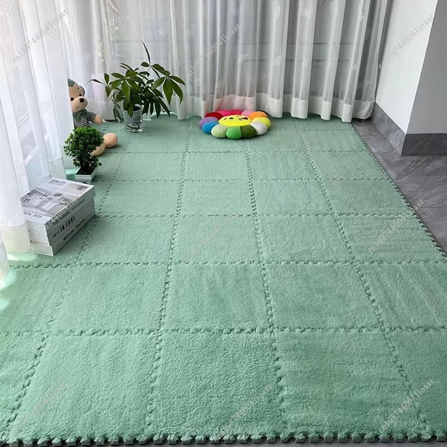 DHDH Puzzle-Spielmatte aus EVA-Schaum für Babys und Kinder, 12er-Set, Grau, B/T/H: 30 x 30 x 1 cm - Bild 1