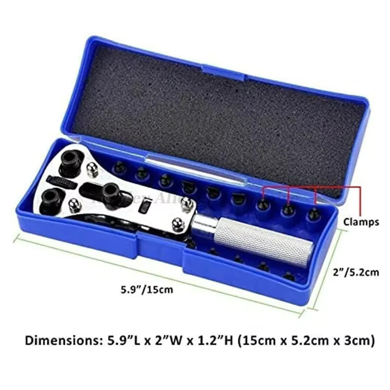 Langley Werkzeugsatz für die Uhrenreparatur, Edelstahl, Silber, Unisex - Bild 5
