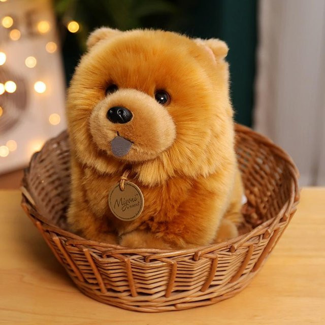 Chow Chow Plüschtier, braun, 25cm, ab 14 Jahren - Bild 1
