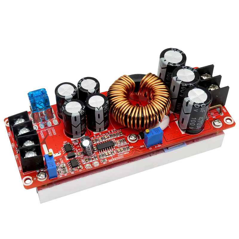 REALPOY DC-DC Boost Konverter 1500 W 30 A Spannungs-Aufwärtswandler mit Lüfter, CC CV Konstantstrommodul, Eingangsspannung 10–60 V, Ausgangsspannung 12–90 V - Bild 2