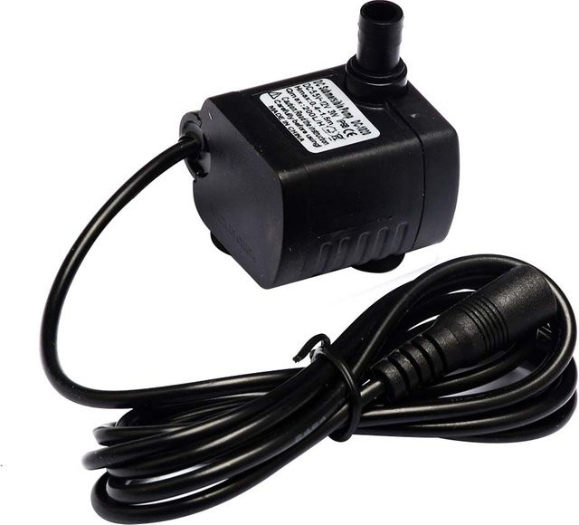 Solar-Mini-Tauchpumpe DC12V 3W 1020 Schwarz für Aquarien, Fischbecken, Brunnen und Teiche mit 200L/H Förderleistung - Bild 1