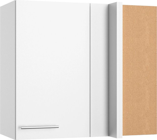Optifit Küchen-Eckoberschrank Bengt Weiß matt B: 80 cm, H: 70,4 cm, T: 34,9 cm - Bild 1