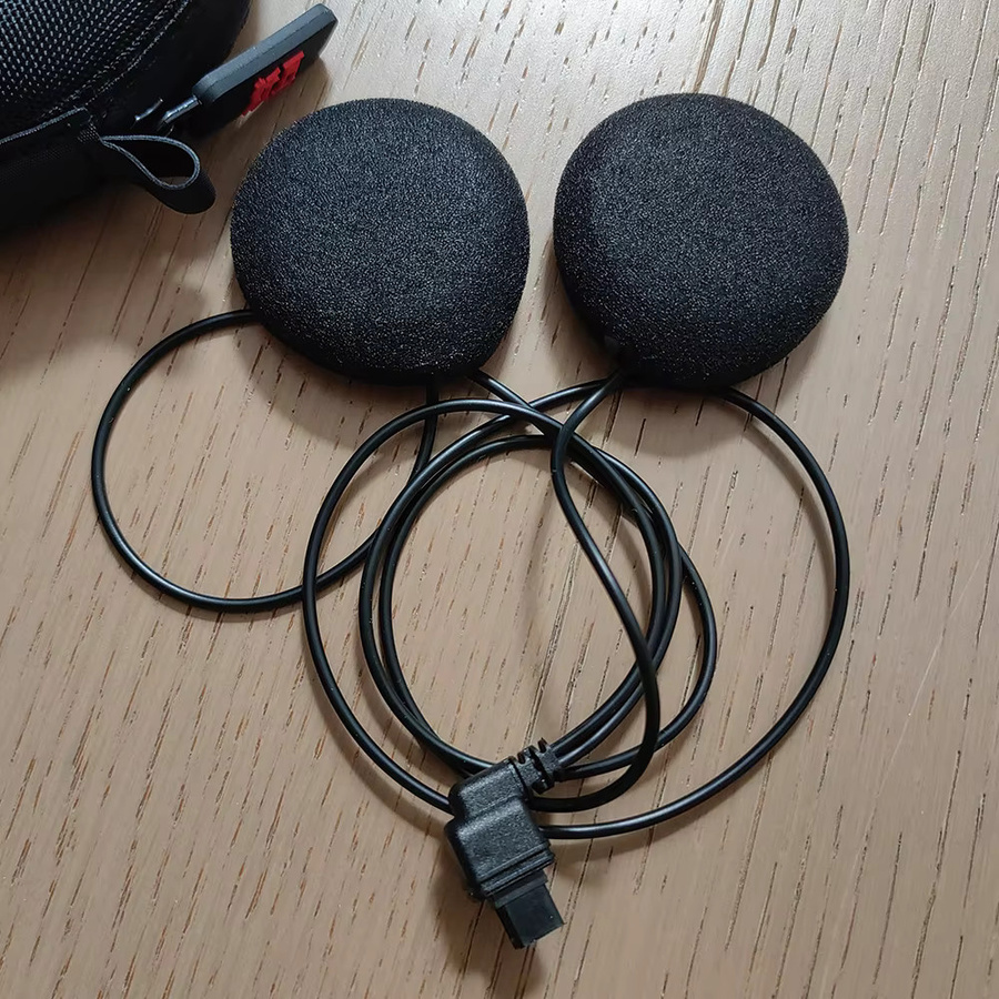 ELFINEAR Helmlautsprecher-Upgrade für Sena 30K, 20S und 50S mit 40-mm-Einheiten in Schwarz für verbesserte Gesangsklarität und Lautstärke - Bild 2