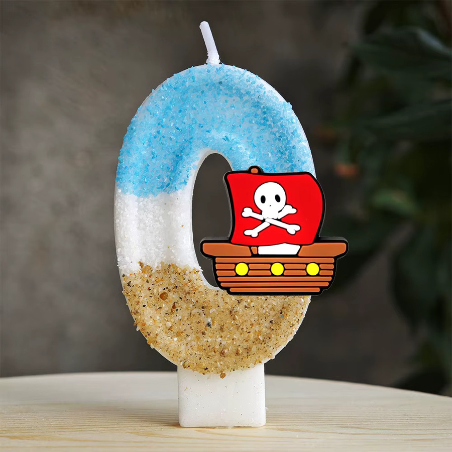 Bandai One Piece Geburtstagskerzen, Kuchendekoration, Anime-Party-Zubehör - Bild 2