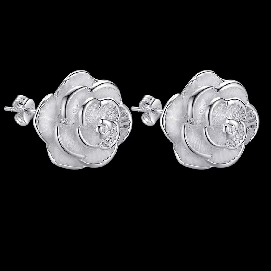 YDSMOSO Ohrringe, 925 Silber, Rosenblumen, Damen - Bild 3