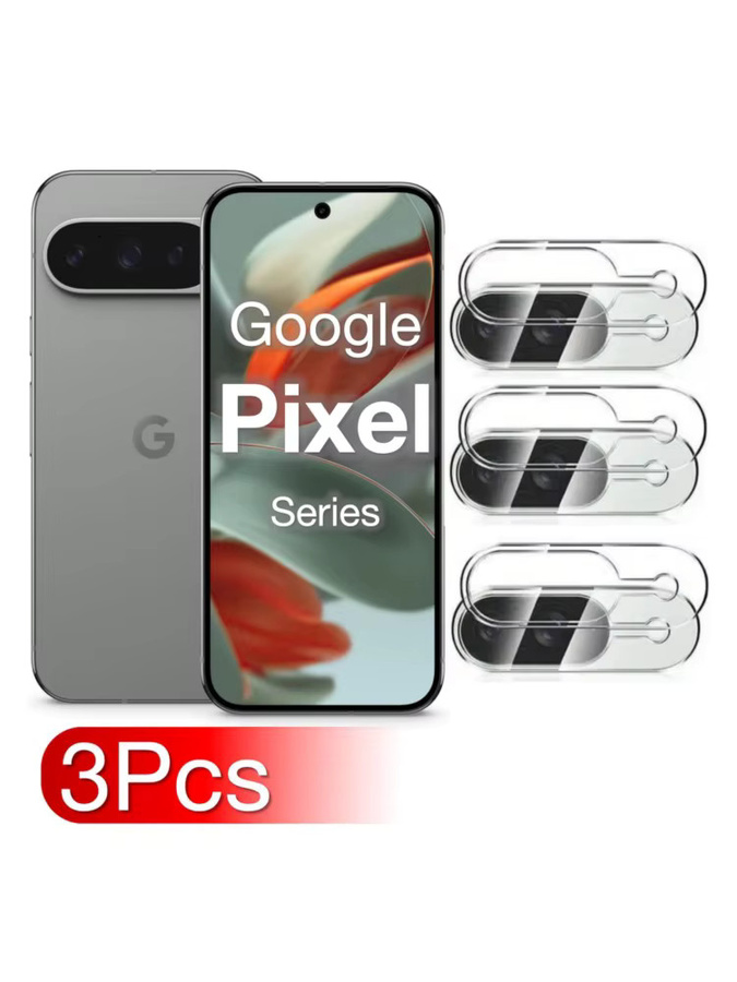 3er-Pack Yij Kameraobjektiv-Schutzfolie aus gehärtetem Glas für Google Pixel 10 9 Pro XL 8 7 6 6A 7A 8A Fold, transparent und kratzfest - Bild 3
