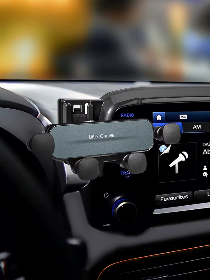 Handyhalterung für Hyundai Kona 2017-2023, GPS-Navigationshalterung für das Smartphone, Farbe: Schwarz - Bild 5