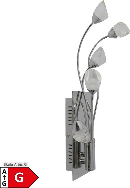 Näve LED Wandleuchte SHINNY in Chrom, B/H/T: 12 x 50 x 15 cm - Bild 1
