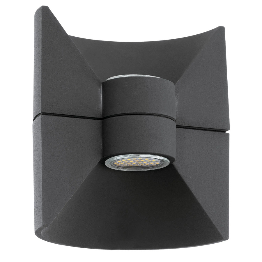 Eglo LED Außen-Wandleuchte Redondo in Anthrazit mit Up-Down-Lichteffekt aus Aluguss, B/H: 17,5 x 16,0 cm - Bild 2