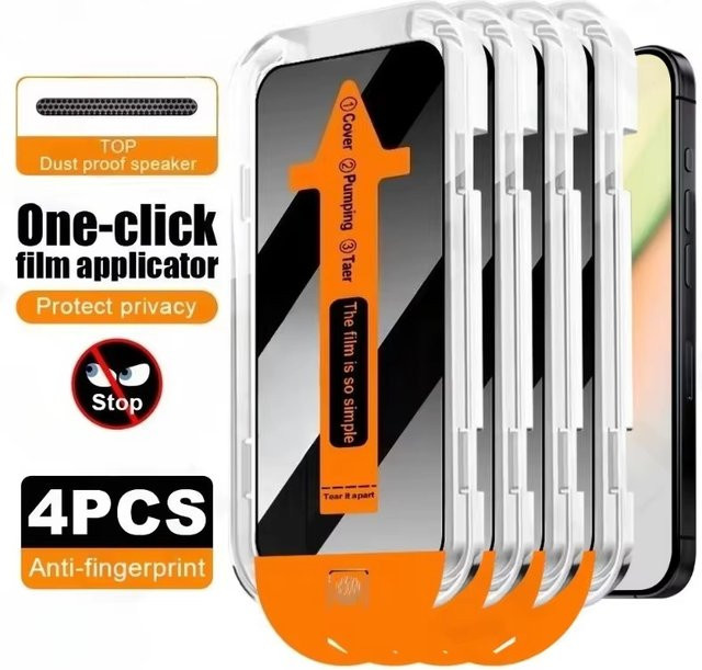 Xiaomi Anti Spy Panzerglas für Redmi Note 15 14 13 12 11 10 9 8 7 Pro C 12S 11S 10S A3 transparent - Bild 1