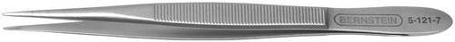 Bernstein Tools for Electronics 5-121-7 Präzisionspinzette Spitz fein aus Edelstahl in Silber, Länge: 120 mm - Bild 1