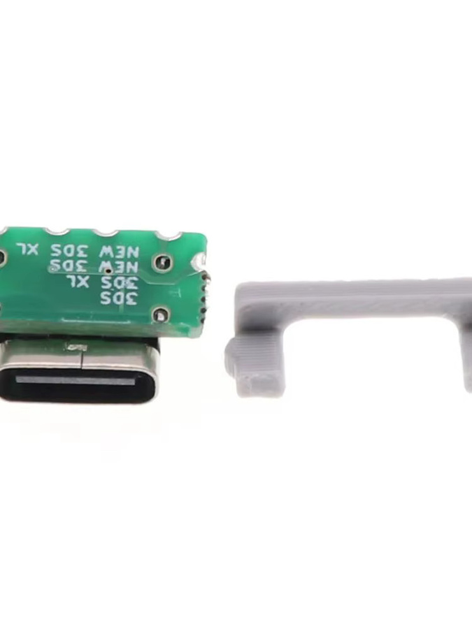 TingDong USB-C Ladeport Buchse für Nintendo 3DS, Neue 3DS XL und LL, Weibliches Lade-Interface DIY Stecker in Multicolour - Bild 2