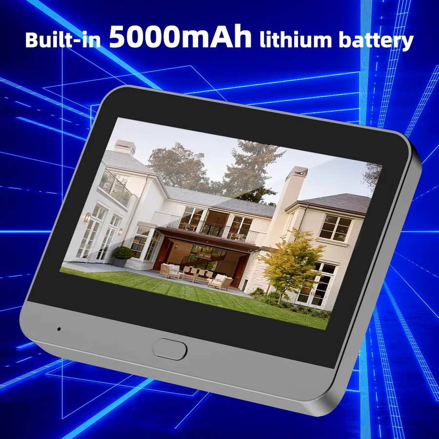 Tuya Smart Digitaler WLAN Türspion mit 5MP Kamera, 140 Grad Weitwinkel, PIR-Erkennung und 4,3 Zoll Monitor, kompatibel mit Alexa und Google Home - Bild 5