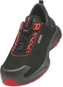 Uvex x-craft S3L Sicherheitsschuhe Halbschuhe Schwarz Rot Größe 37 Weite 12 - Bild 1