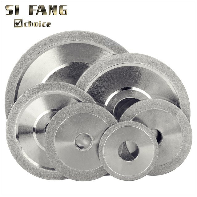 SI FANG Diamant Schleifscheibe zum Schärfen von Wolfram und Stahlfräsern, Durchmesser: 60 mm, 78 mm, 100 mm oder 125 mm - Bild 1