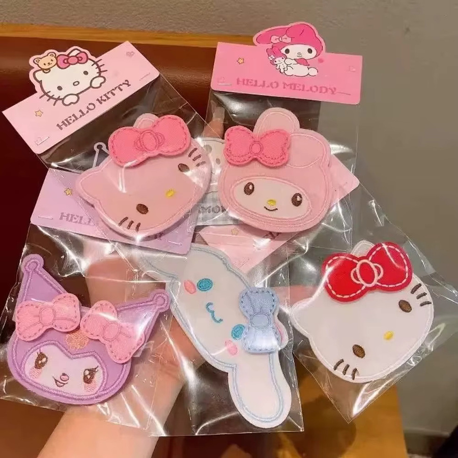 Sanrio Haarspange My Melody Hello Kitty Cartoon Stickerei - Bild 2