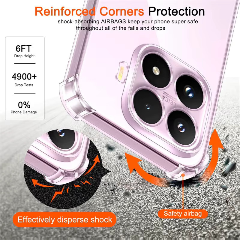 Xiaomi 17T Pro 5G Silikon Hülle Transparent Anti-Vergilbung - Bild 3