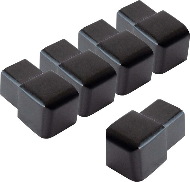 Dalsys Endstück Quadratprofil aus Aluminium, Schwarz, 5 x 12,5 mm - Bild 1