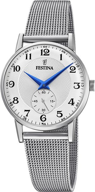 Festina Armbanduhr, Quarz, Edelstahl, Silber, 29 mm, Damen - Bild 1