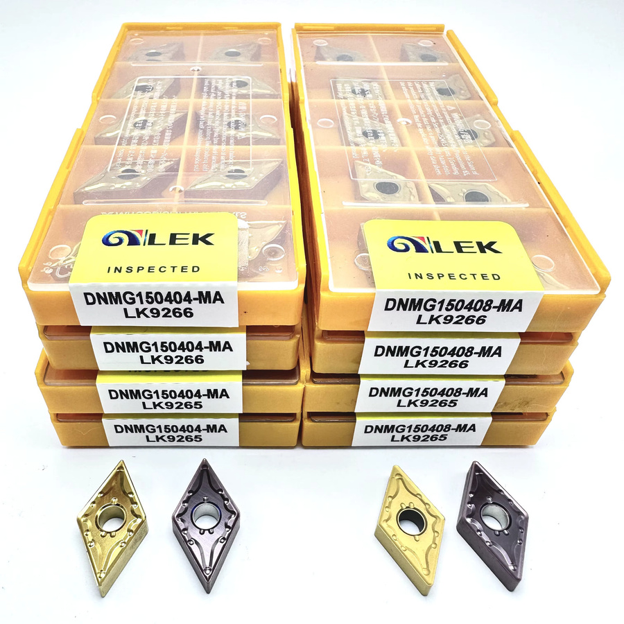 DCMT 070204 und DNMG 150404 Hartmetalleinsatz für CNC-Drehwerkzeuge in Silber - Bild 1