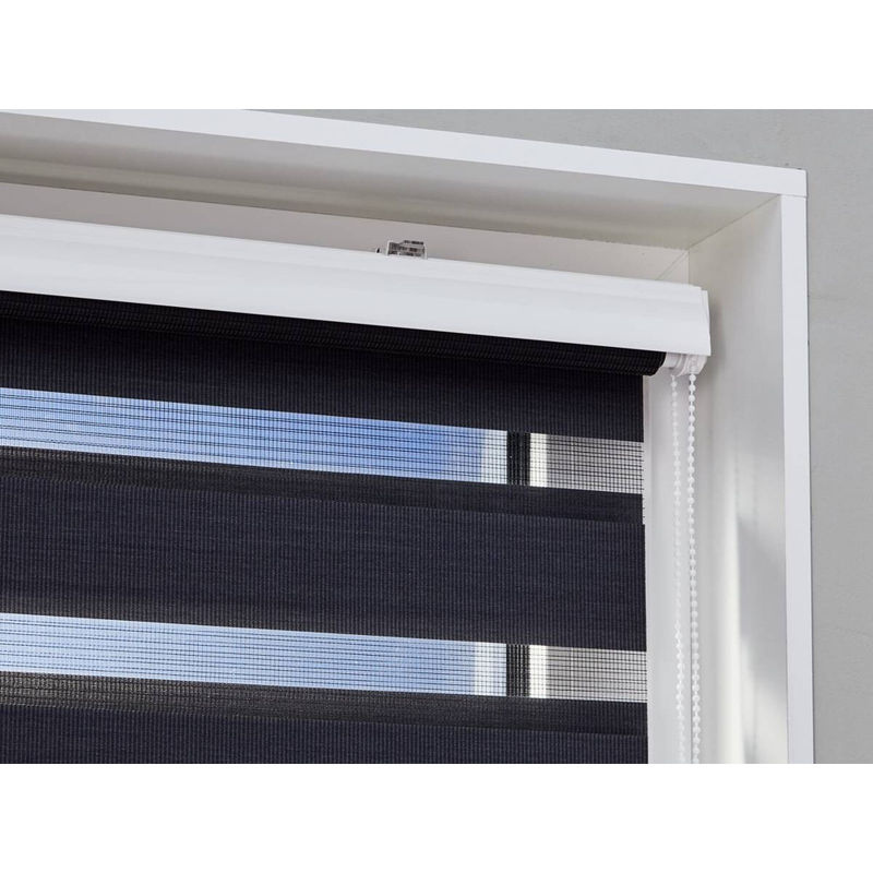 POCOline Doppelrollo Day & Night mit Blende Easy-Fix in Anthrazit, Breite: 120 cm, Höhe: 160 cm - Bild 4