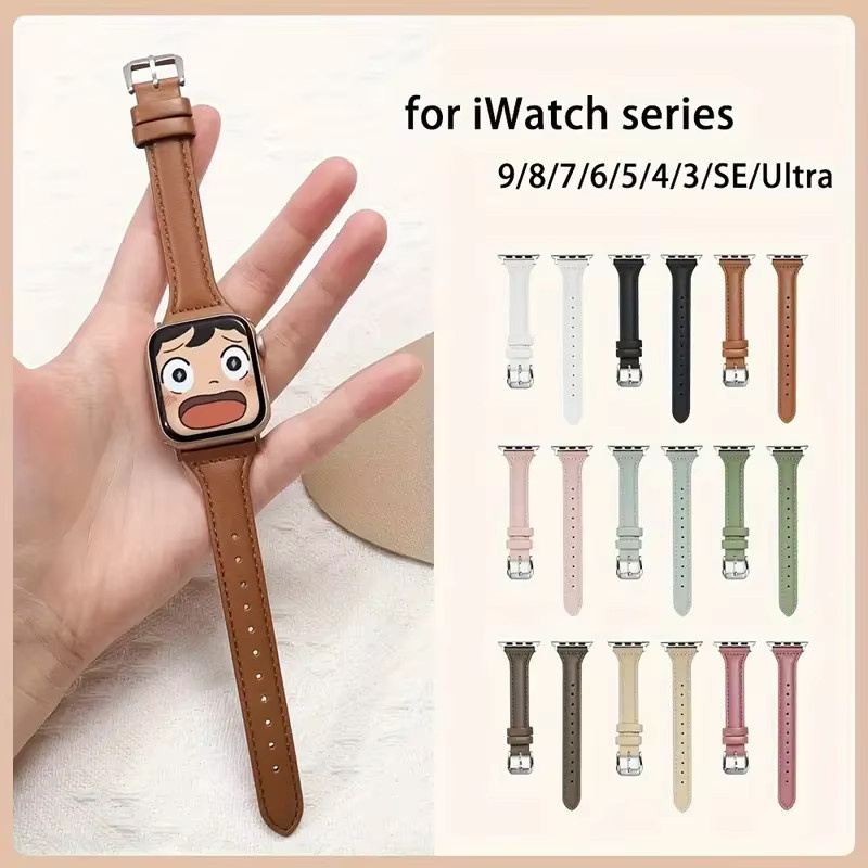 PEO Uhrenarmband Leder, Unisex - Bild 3