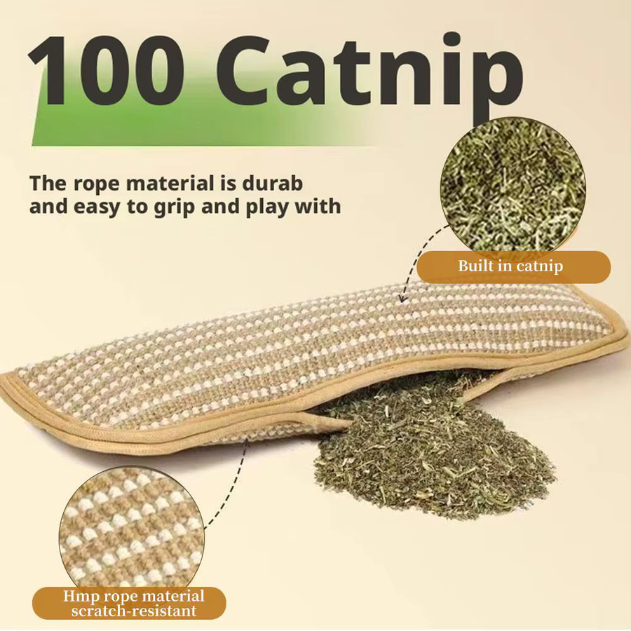 KITPIPI Katze Scratcher Interaktives Spielzeug, mit Katzenminze - Bild 3