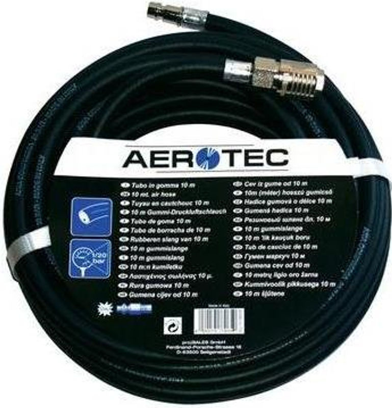 Aerotec Druckluftschlauch Schwarz, Länge: 20 m, Innendurchmesser: 9 mm - Bild 2