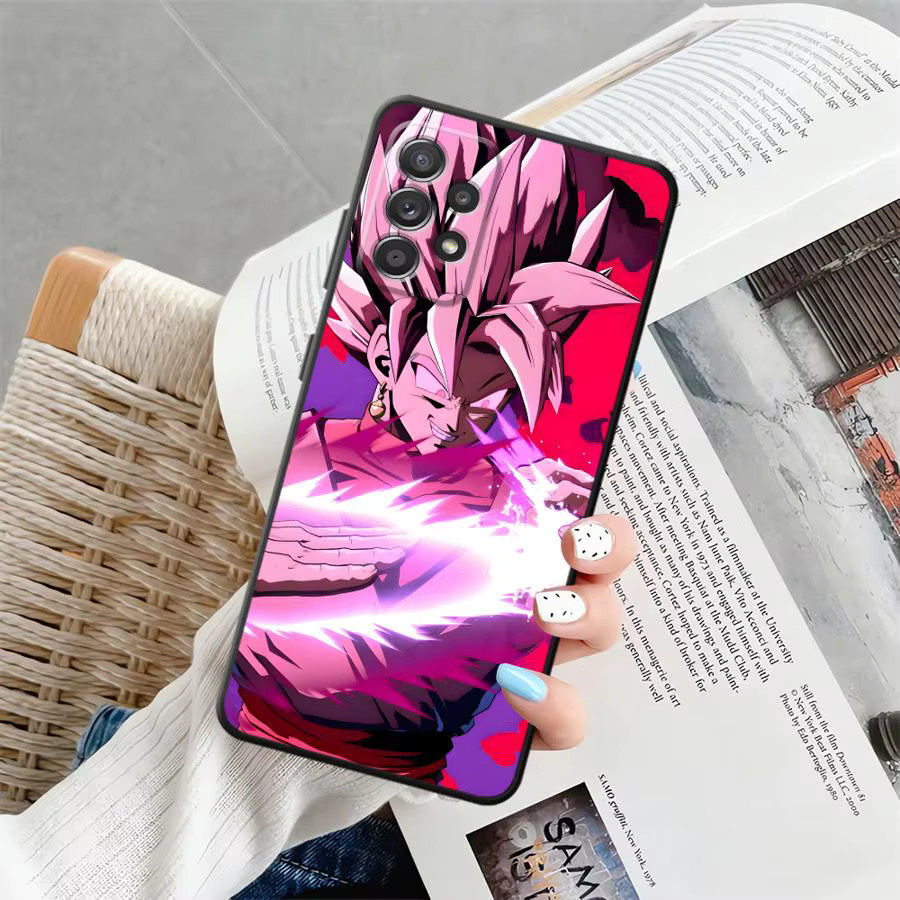 Dragon Ball Cartoon Handyhülle für Samsung Galaxy A-Serie in Schwarz und Multicolour, weiche Schutzhülle - Bild 5